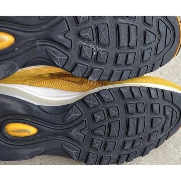Vintage Nike Air Max 97 QS Olympic Rings Yellow Men’s Size 10 Shoes Sneakers - Picture 11 of 16